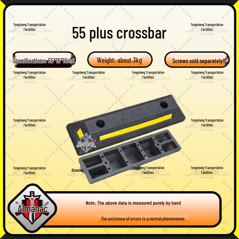 Rubber Car Wheel Chock Parking Barrier and Ground Stopper