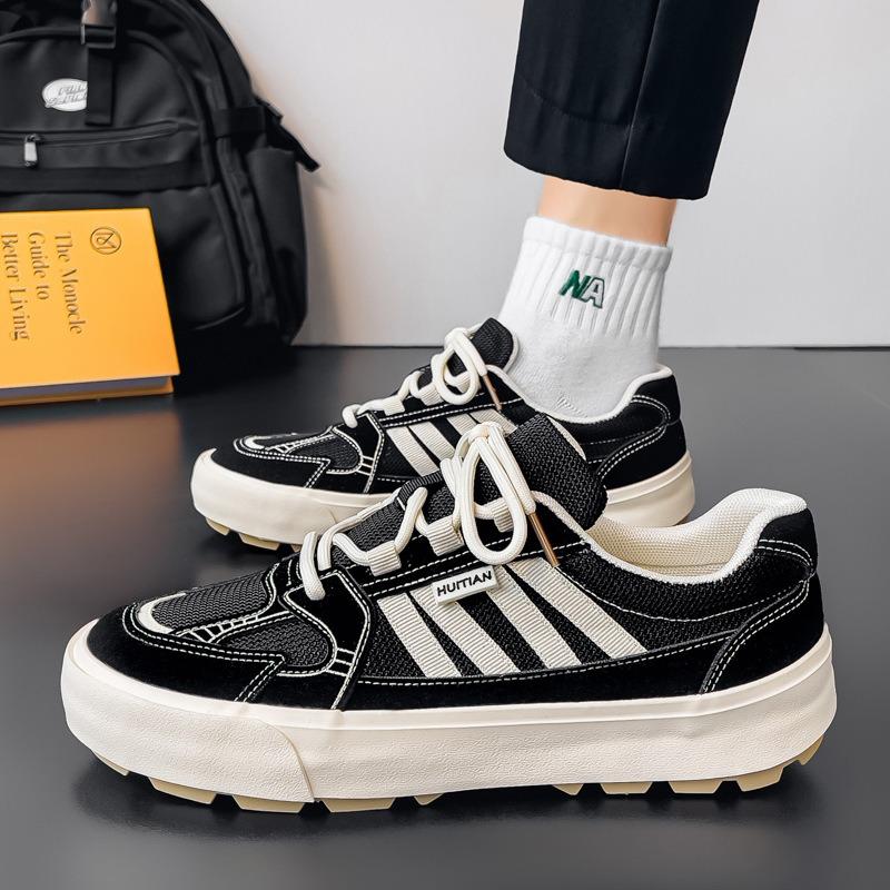 Scarpe da ginnastica da uomo Moda Casual Tela a taglio basso Uomo Antiscivolo Comfort Traspirante Versatili Scarpe a suola piatta Zapatillas Hombre