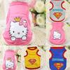 Vest Cute Cat Printing Two-legged Dog Cloth Breathable Soft T-shirt for Pet
