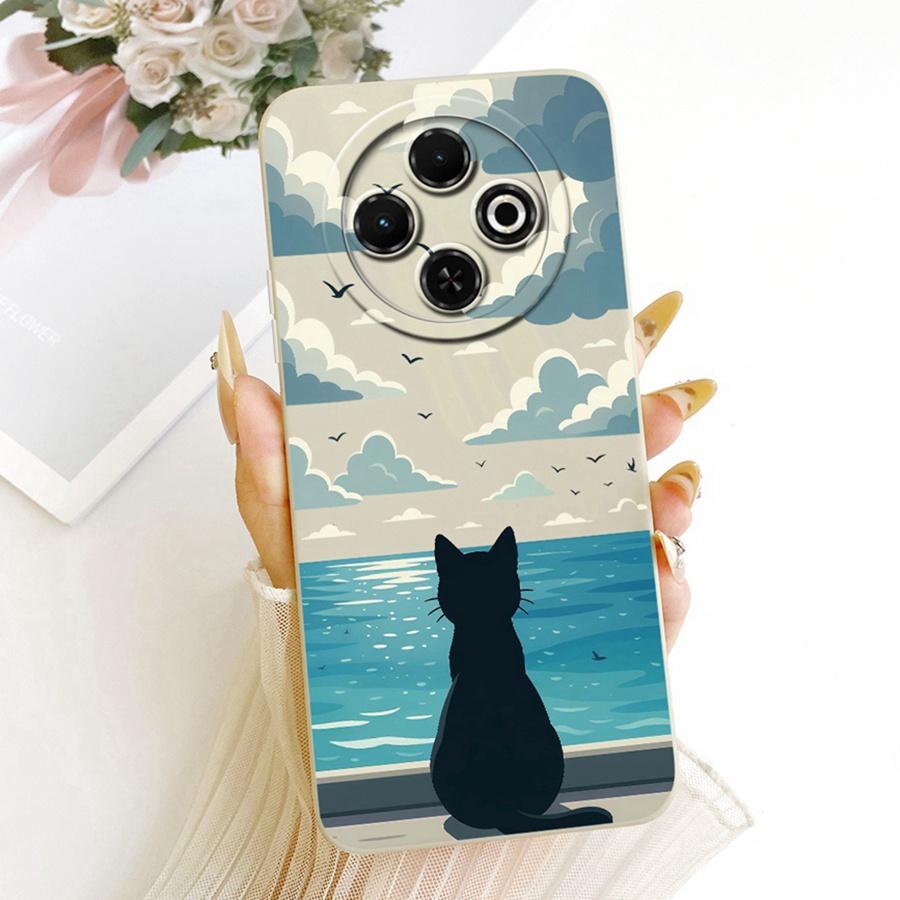 For Tecno Spark 30C  Pro Case Shockproof Soft Silicone Matte Back Cover For Tecno Spark30 30 C  Phone Cases New Design Couqe