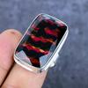 Ammolite Gemstone 925 Sterling Silver Jewelry Ring Size 10