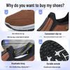 2026 Slip-On Men's Plus Size Outdoor Walking & Hiking Shoes - Casual Dad Style