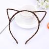 10Pieces Cats Ear Hairhoop Hair Styling Ornament Bendable Hairband For Kids Adults Theme Parties And Everyday Wear
