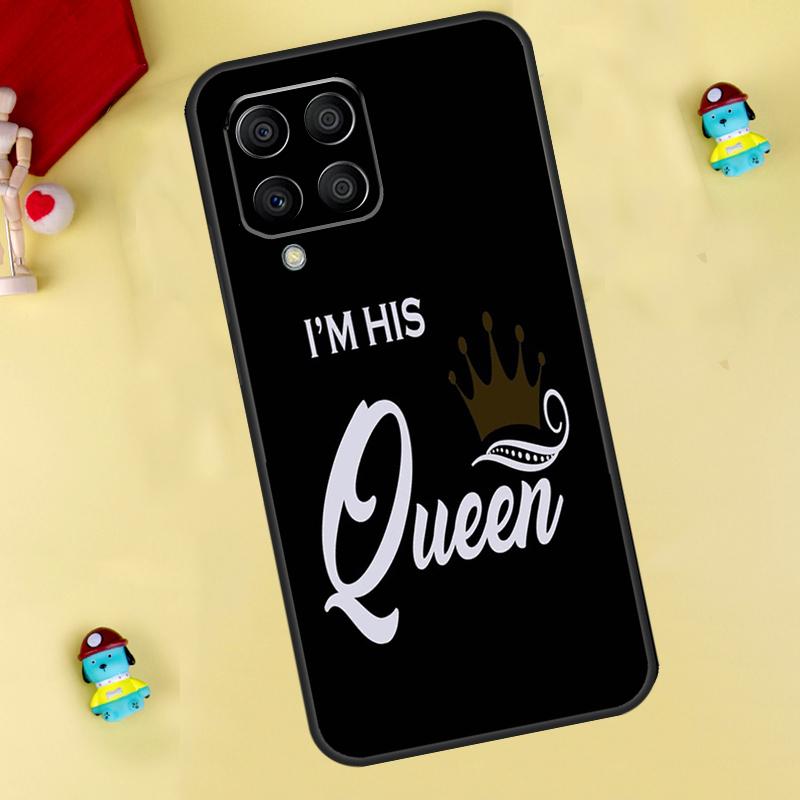 

King Queen Couple Lovers Case For Samsung Galaxy M33 M15 M55 M31 M13 M12 M14 M06 M16 M36 M56 M53 M32 M52 M35 M34 M54 Samsung M56