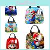 Super Mario Bros Lunch Bag For Kids With Insulated Oxford Fabric Portable School Food Container