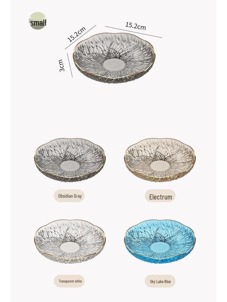 Elegant Flower-Shaped Plastic Fruit and Dessert Plate for Daily Use