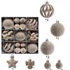 Assorted Xmas Tree Baubles Multicolor Flocked Tree Trinkets Velvet Hanging Spheres  Neighbors