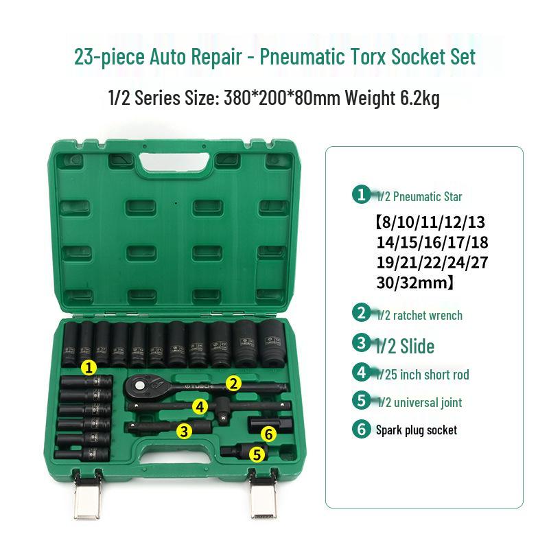 Multifunctional Ratchet Wrench Socket Set for Auto Repair & Maintenance