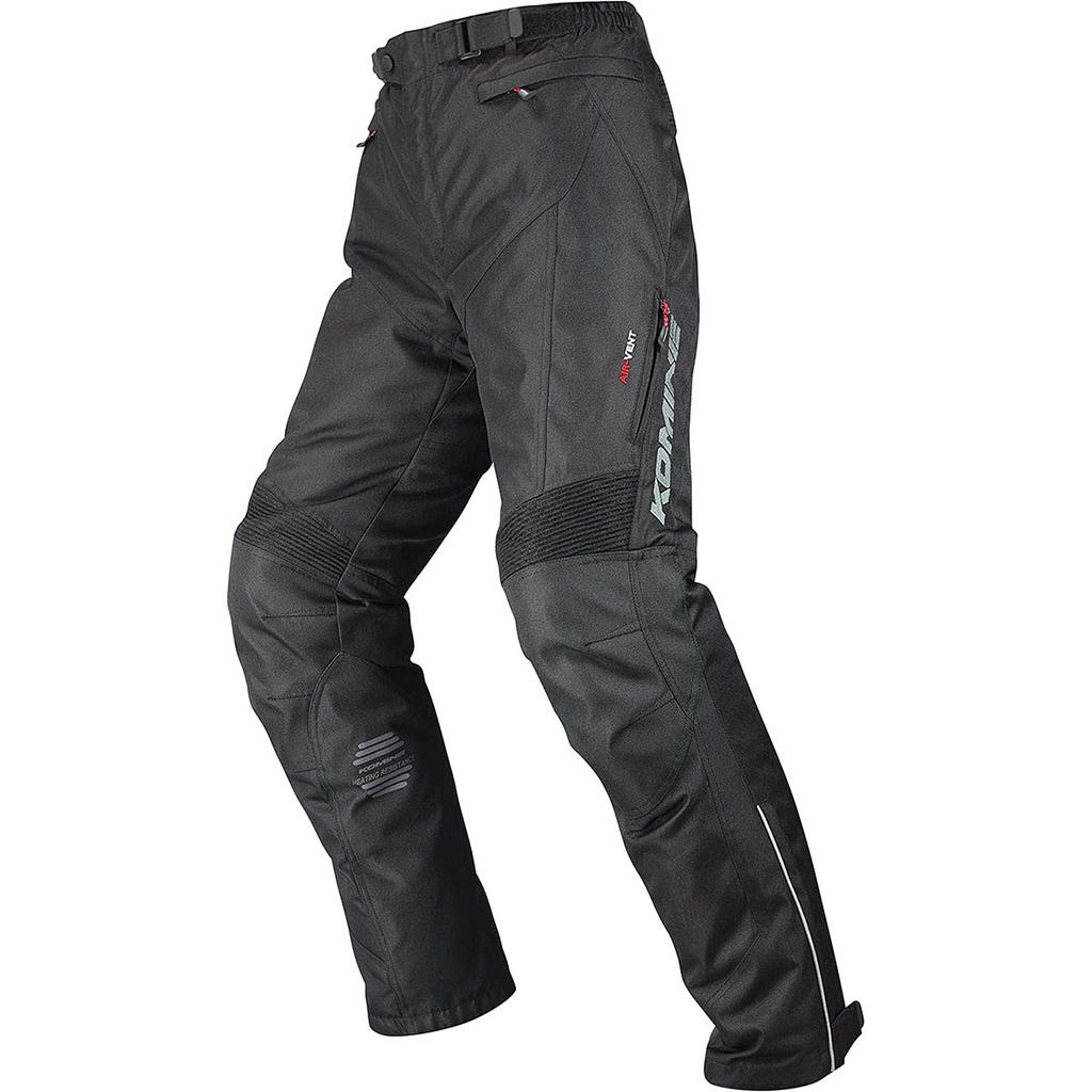 Komine Motorcycle Protective Winter Pants Size CE Stretch for and Spring - Jupiter, Black, L, PK-918 1013, Waterproof, Protective, Certified,