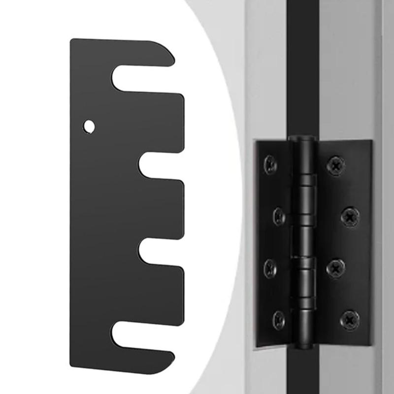 10Pcs Metal Door Hinge Spacers Reinforcement Plates Stainless Steel Door Hinge Shims Hardware Easy Installation
