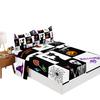 Four-Piece Mattress Set 3D Digital Printing Mattress Protective Cover Halloween Witch Mattress