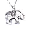 Horse Pendant Necklace Equestrian Animal Charm Jewelry 40cm Short Chain