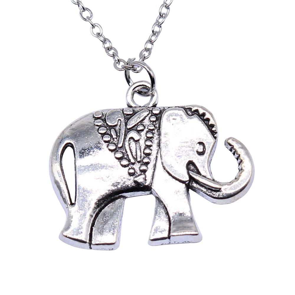 Horse Pendant Necklace Equestrian Animal Charm Jewelry 40cm Short Chain