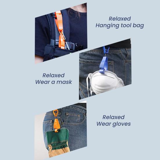 4Pcs Plastic Glove Clip Heavy Duty Outdoor Construction Work Glove Holder Multifunction Camping Hiking Glove Towel Hat Clamp Hanger Keeper Grabber