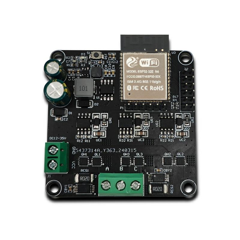 SimpleFOC High-Power Brushless Motor Driver Board 20A ESP32 Wireless WiFi Bluetooth