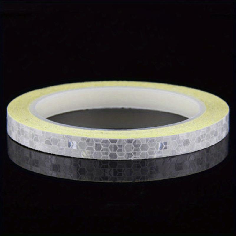 1 Roll Reflective PVC Tape for Bicycles and Motorcycles DIY Decorative Rim Tape for Street Motor Scooters
