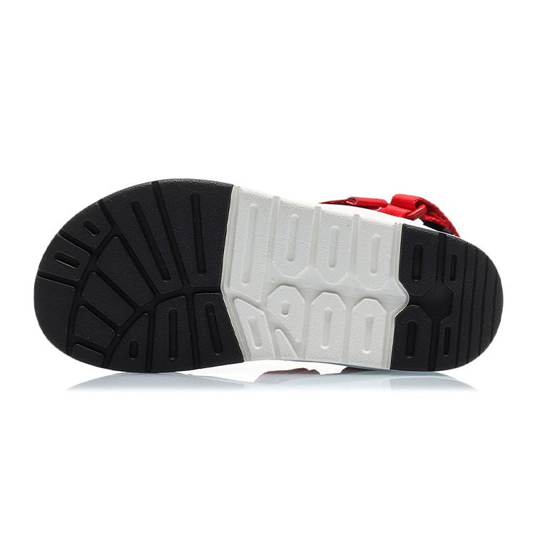Li Ning Comfortable Daily Childrens Sandals Kids Sandals Black Red YKUQ052-3