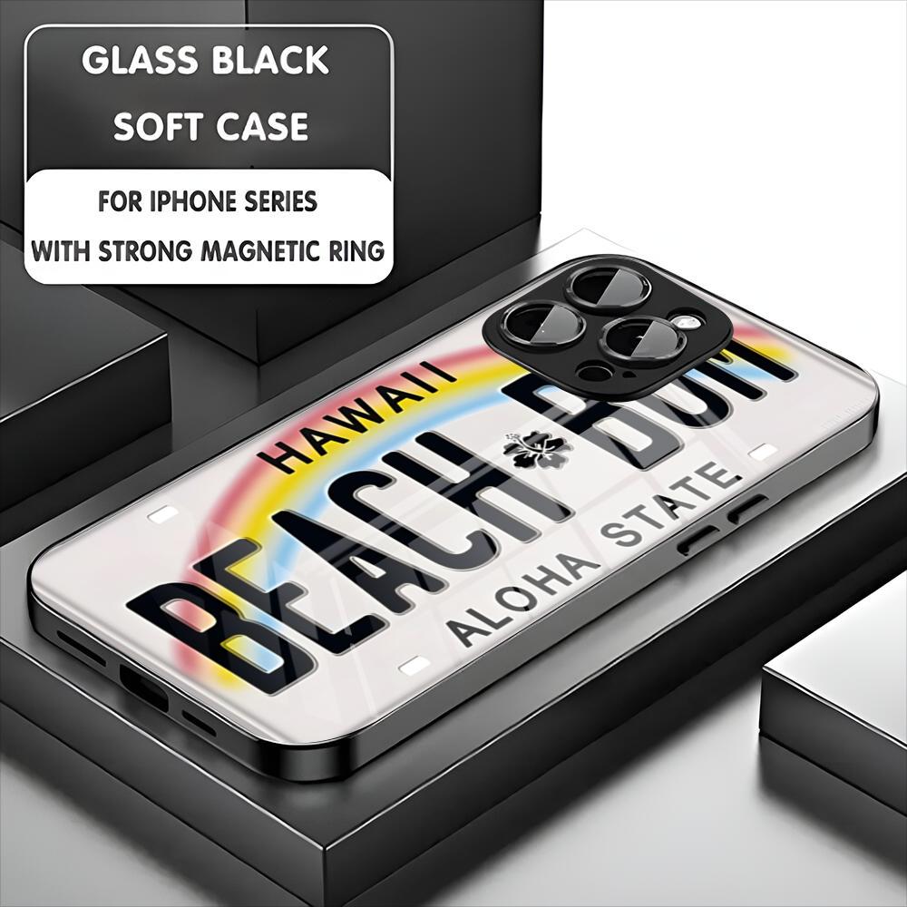 Back To The Future OUTATIME Handyhülle Für Iphone 17 16 15 14 13 11 12 Pro Max Mini Plus Magnetische Glas-Handyhülle