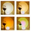 RnnTuu Night Light Battery Powered Touch LED Cabinet Lights Stick On Wall Sunset Lamp for Kitchen Bedroom Closet Cupboard Light