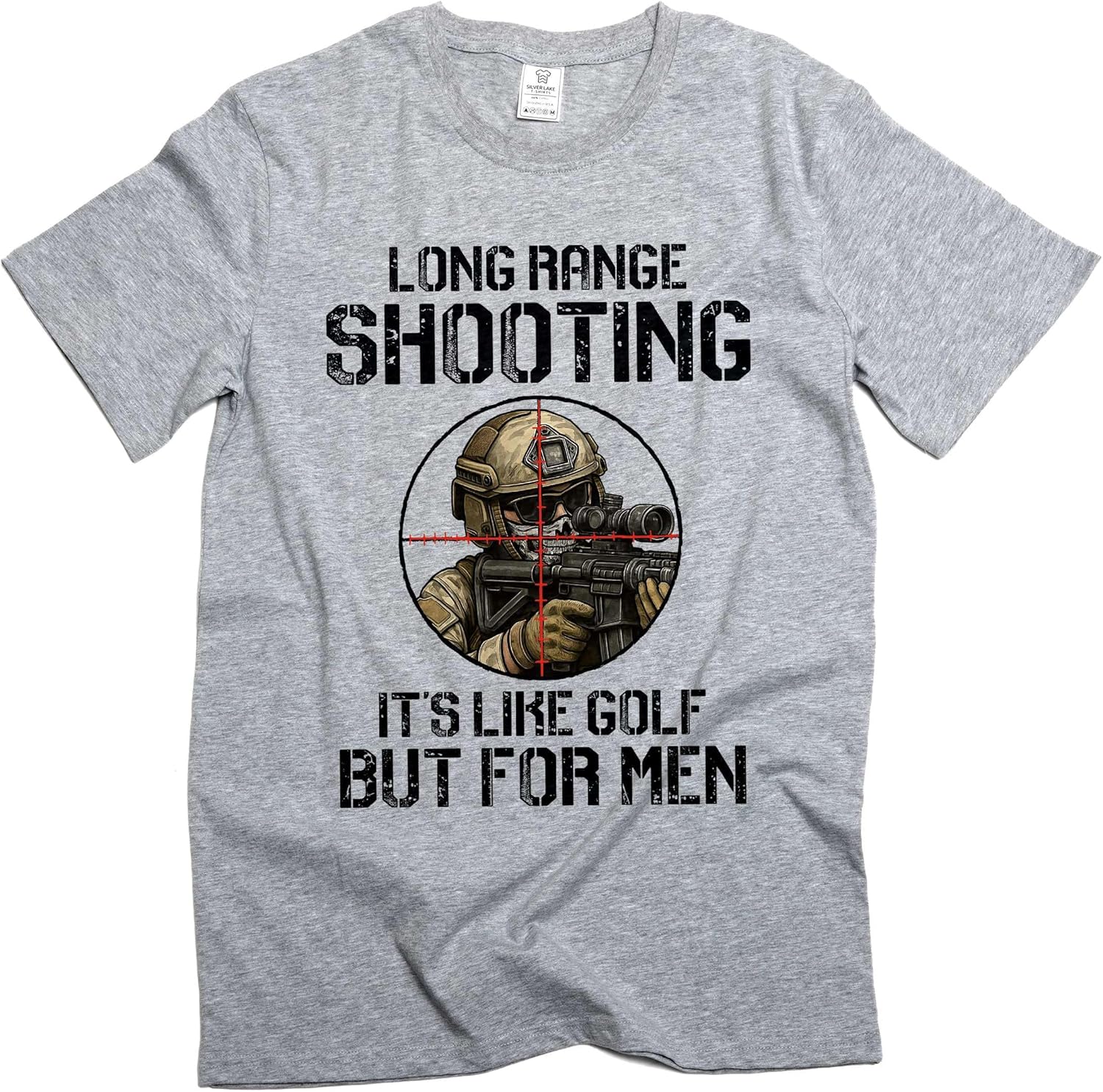 

Men s Shooting Range T-Shirt Funny Humor Humorous Tee Shirts Shooting AR-15 Tee S разноцветный
