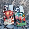 Creative Mountains Landscape Scenery 2D Printing Phone Case For iPhone 16 15 14 13 12 11 Pro Max 13 Mini 15 14 Plus Laser Covers