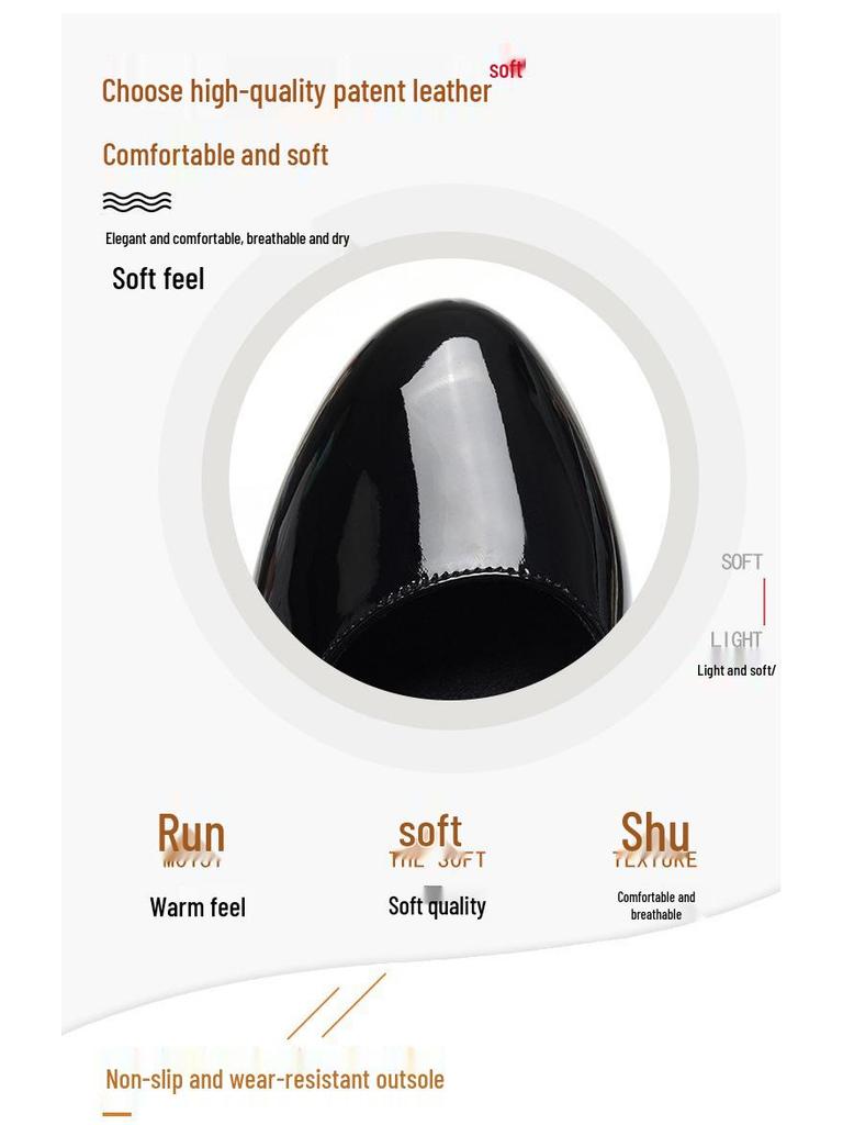 2022 Damen Weiches Leder Schuhe mit niedrigem Absatz: Frühlings-/Herbststil für Laufsteg & Cheongsam