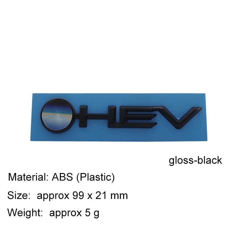 3D Car Styling HEV For car Hood Fender trunk Rear Bonnet Nameplate Decal Emblem Badge Sticker