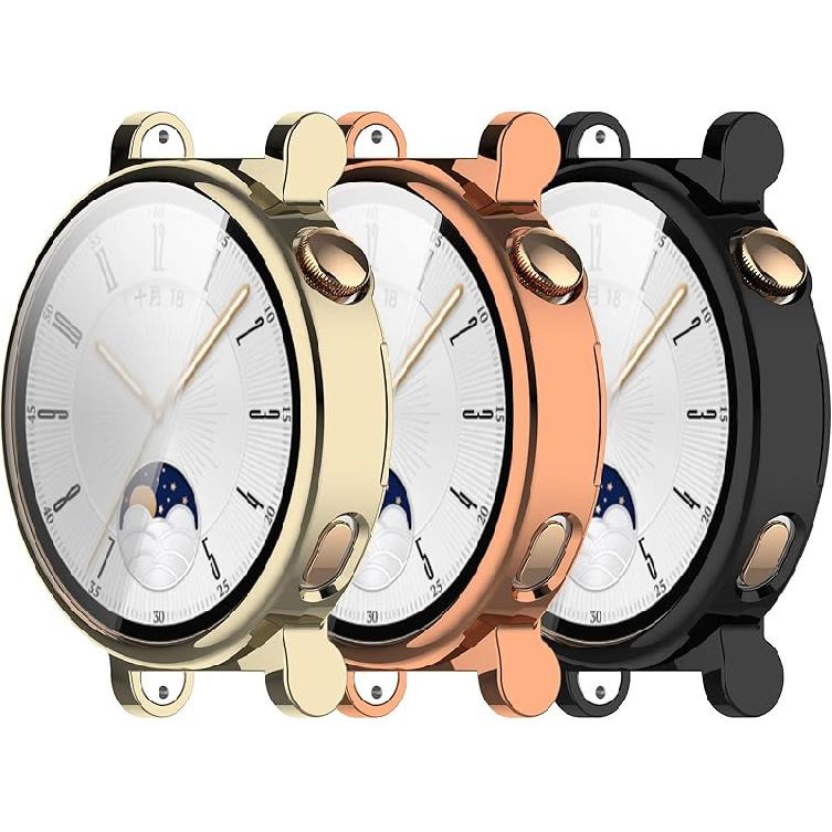 3Pack Screen Protectors Compatible with Huawei Watch GT4 (Not The GT4 46mm) Case Soft TPU All-Around Protective Cover Case Intended for Huawei Watch