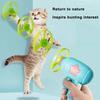 Funny Cat Interactive Teaser Training Toy Creative Kittens Mini Bamboo-copter Games Toys Pets Suppli