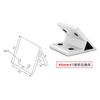 45 Degree Extrusion Angle Code  High Strength 6063 Aluminum Corner Code  Corner Brackets  Aluminum Profile Connectors