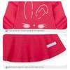 Korean Kids Rabbit Ruffle Outfit Set Girls Pink Flare Top Pants 2pcs Korean Design Children Clothes