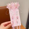 Mid-Autumn Hanfu Fairy Hair Clip - Women's & Children's Ancient Style Floral Tassel, Sweet Accessory for Girls