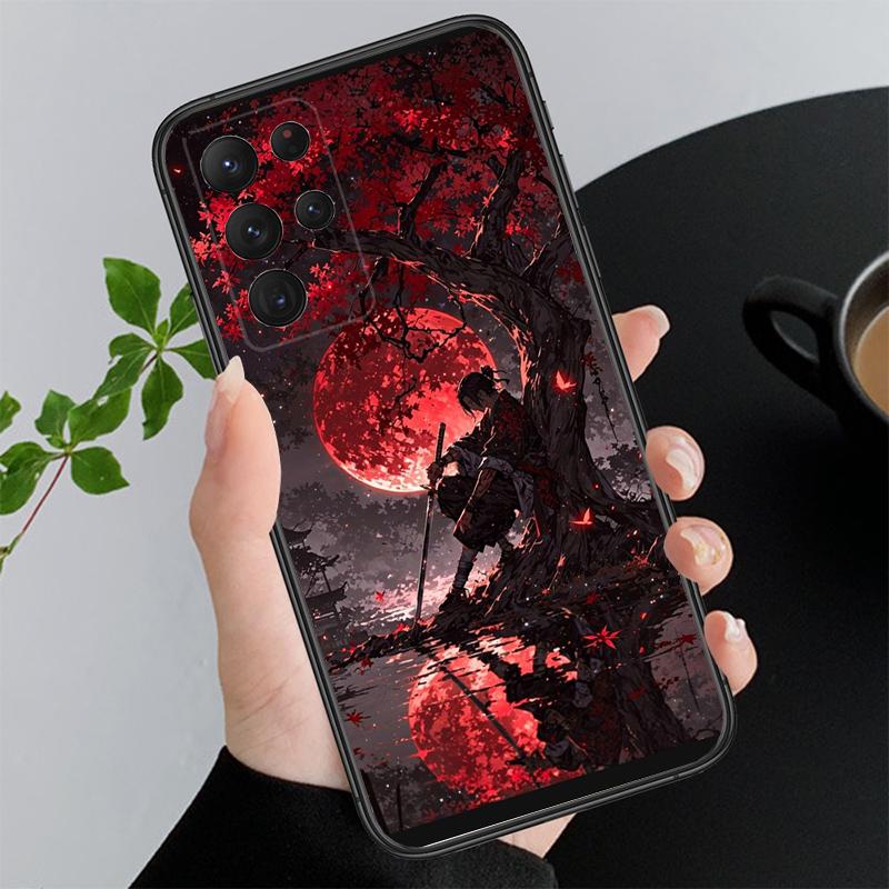 Japanese Samurai Sword Anime Phone Case For Samsung A17 A55 A16 A56 A35 A15 A53 A54 A33 A34 A25 A05S A52 A52S A07 A26 A06
