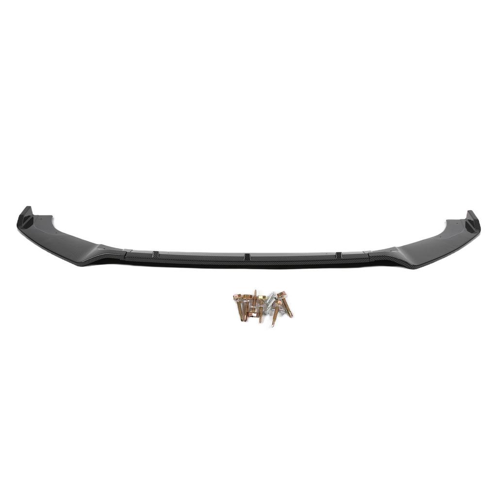 3 Sections Front Bumper Splitter Lip Spoiler Replacement for MK7 MK7.5 GTD R 20132020