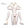 Highly Articulated Doll Body 1/6 Scale with 3 Neck Adapters, 9.8-Inch Blank Action Figure PVC Flexible Joint, Miniature Female for Custom