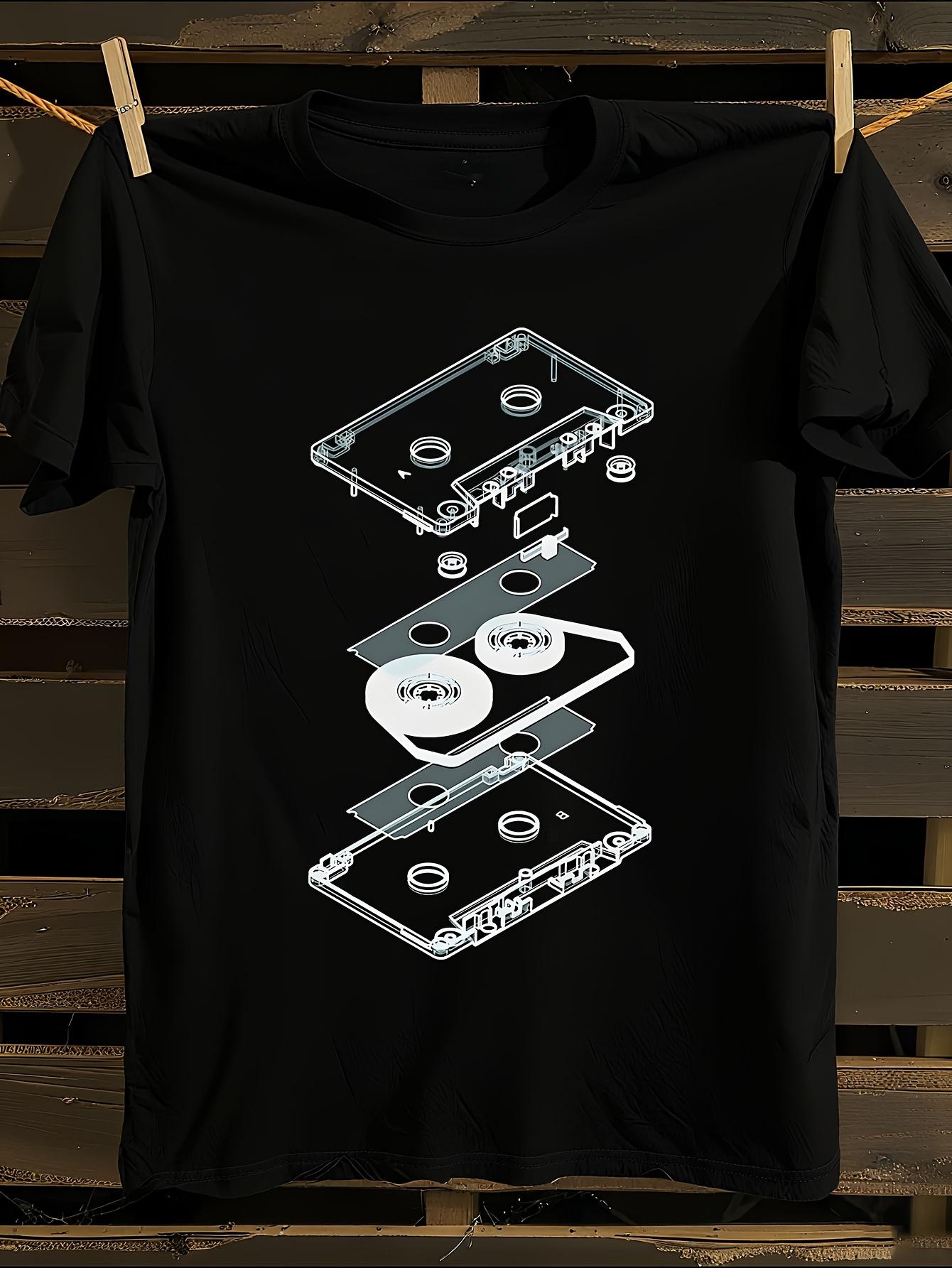 Retro 80s/90s Music DJ Graphic T-shirt XXXL