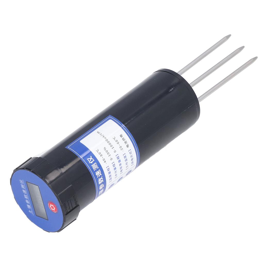 Soil Temperature Humidity Conductivity Sensor with LCD Display Quick Response Speed Soil Tester