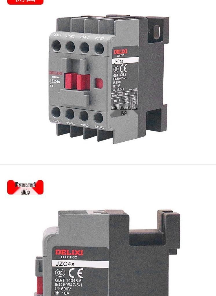 Delixi JZC4s Contactor Relay for Motor Control & Protection