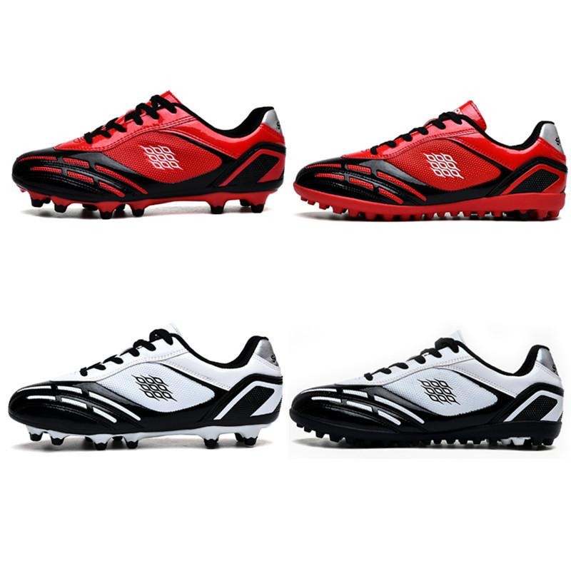 Children's leather feet women's nail shoes new youth football shoes male students broken training artificial turf price
