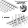 1PCS Threaded Rod 304 Stainless Steel Screw M2 M2.5 M3 M4 M5 M6 M8 M10 M12 M16 M18 M20