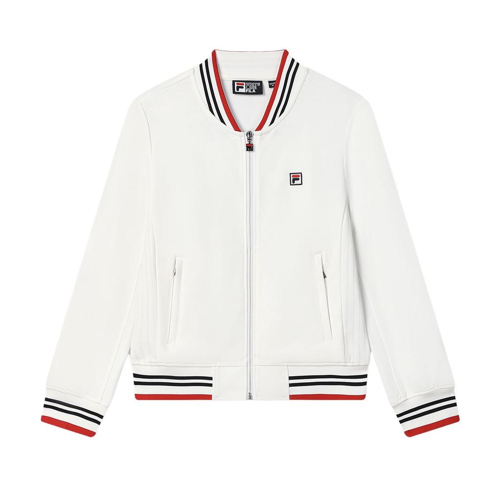 New FILA Jackets Coats Women's Cloud White F11W527502F-WT