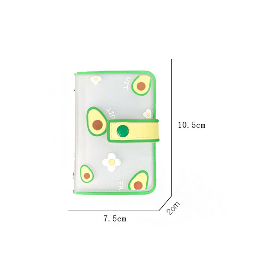 20 Bit Men Matte Transparent Credit Card Box Cartoon Card Holder Card Bag Credit Card Pocket
