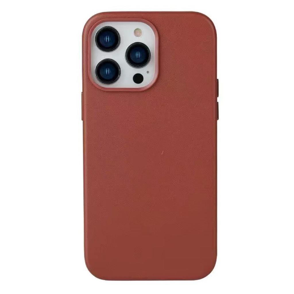 Leather Magnetic Suction Is Suitable for Apple 15Pro Mobile Phone Case Magsafe Animation Pop-up Window iPhone15 Anti-drop Protective Case