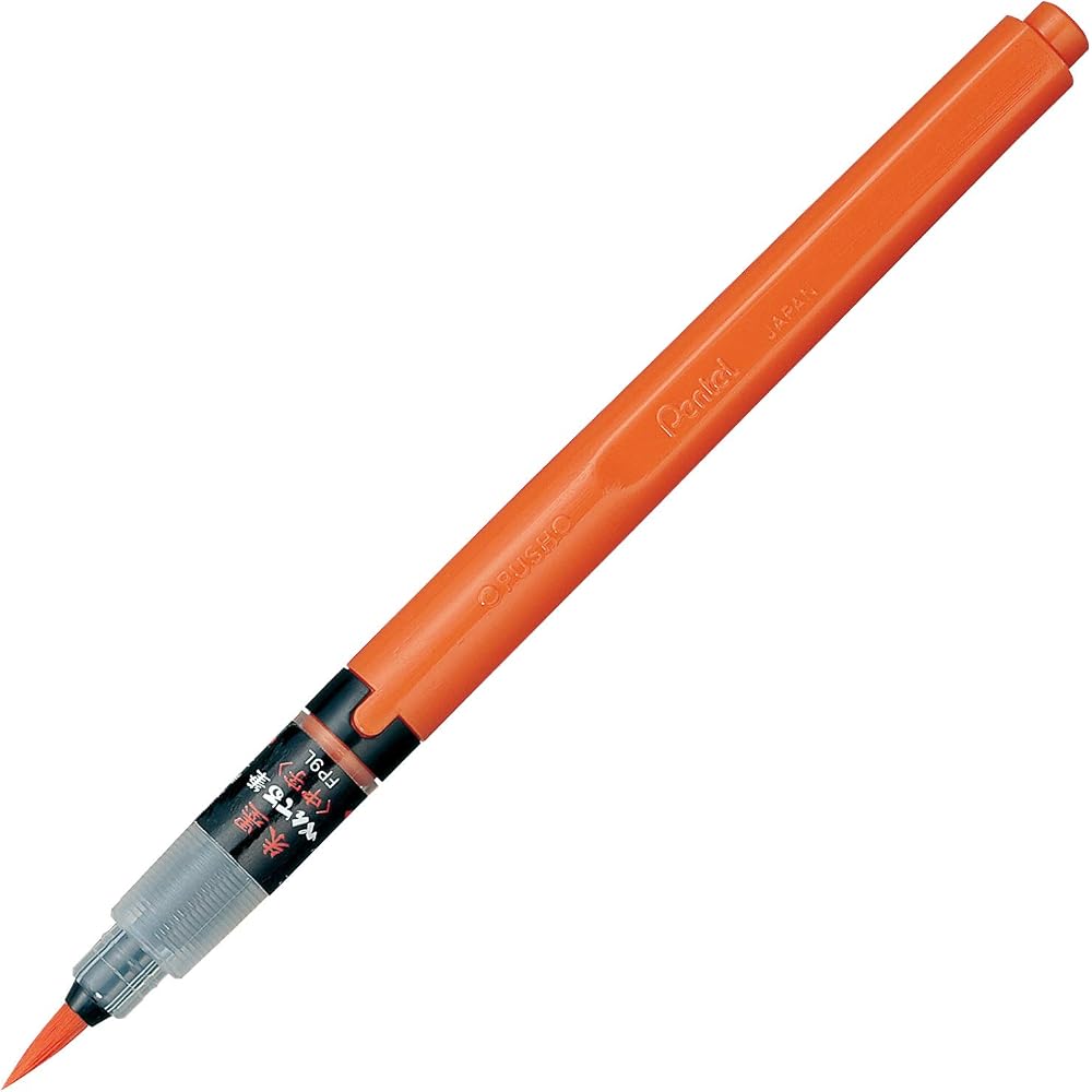 Pentel Brush Pen Pentel Brush XFP9L Vermilion Medium Letter 40 x 230 x 15 (mm)