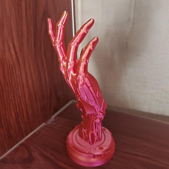 Game Controller Holder Stand 3D Printed Universal Gaming Headphone Controller Stand Mechanical Hand Statue