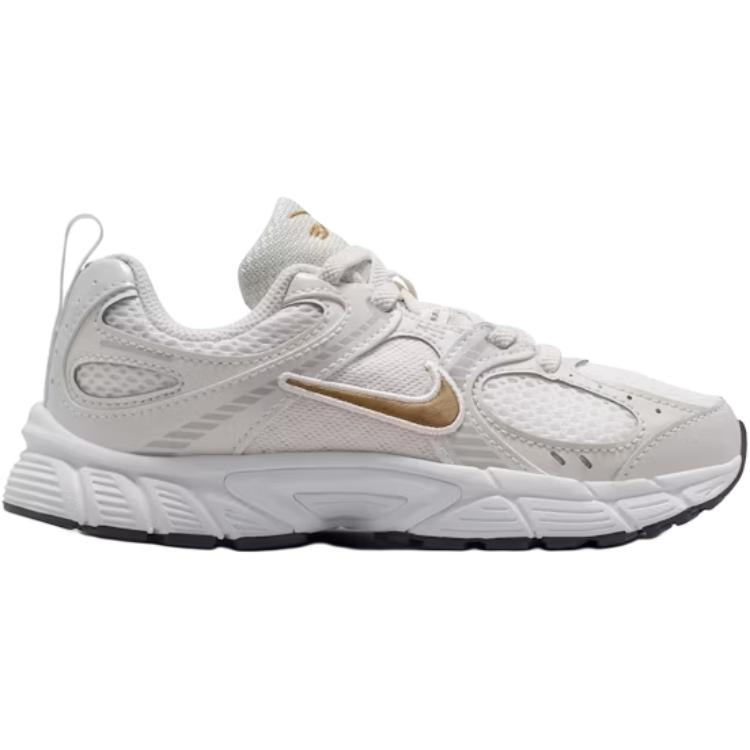 Nike V5 RNR PS Photon Dust Metallic Gold Kids Sneakers Grey White Metallic-Silver HQ6412104