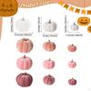 12 Stück Schaumstoffkürbisse Künstlich Vielseitig Herbsternte Dekoration DIY Bastelartikel für Halloween
