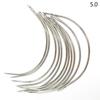 Price C Type Needle Curved Needles Salon Styling Tools Not Rusty Weaving Hair Extension Needles
