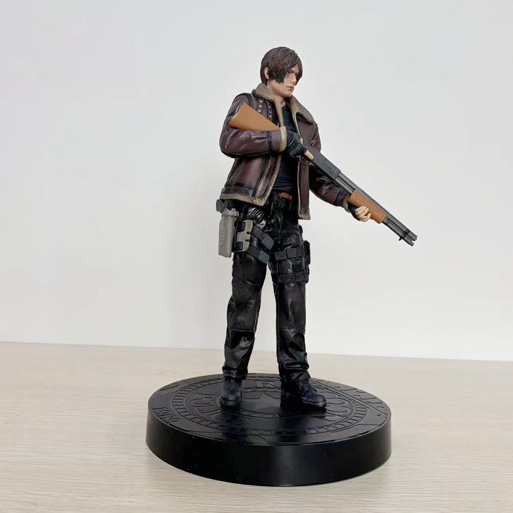 33cm Resident Evil Leon S. Kennedy PVC Action Figure Anime Biohazard Game Leon Figure Model Toys Collection Doll Gift