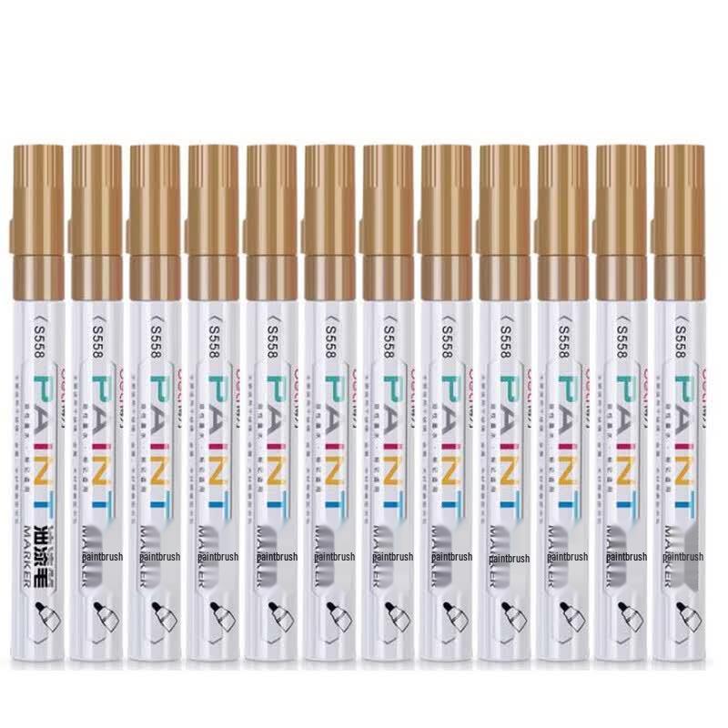 Deli S558 Gold Paint Pen Set